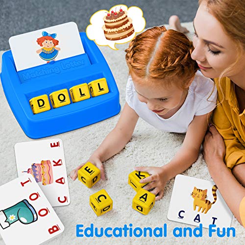 NARRIO Educational Toys for 3 4 5 Year Old Boys Gift, Matching Letter Game Preschool Learning Toys for Kids Ages 4-8 Years, Birthday Gifts for 3-6 Year Old Boys Toddler Toys Age 2-4 by Narrio