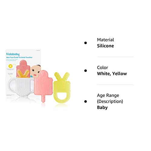 Not-Too-Cold-to-Hold BPA-Free Silicone Teether for Babies by Frida Baby by AmazonUs/NOSAS