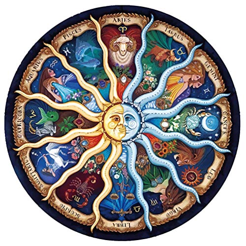 Puzzles for Adults 1000 Piece Jigsaw Puzzles 1000 Pieces for Adults Kids Puzzle Game Toys Gift Zodiac Horoscope 26.7" x 26.7" by VISUO