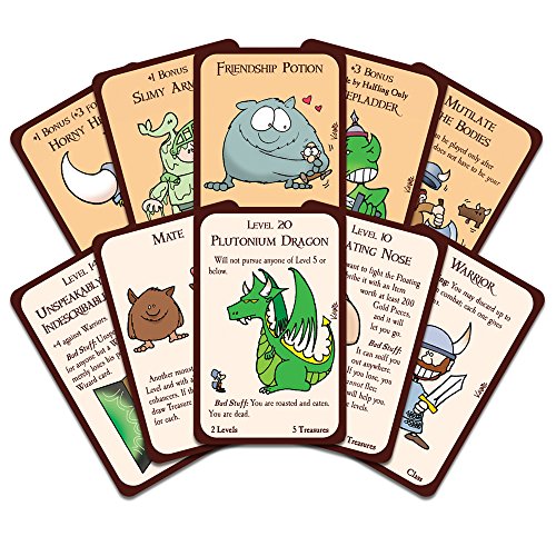 Munchkin Deluxe Board Game (Base Game), Family Board & Card Game, Adults, Kids, & Fantasy Roleplaying Game, Ages 10+, 3-6 Players, Avg Play Time 120 Min, From Steve Jackson Games from Steve Jackson Games