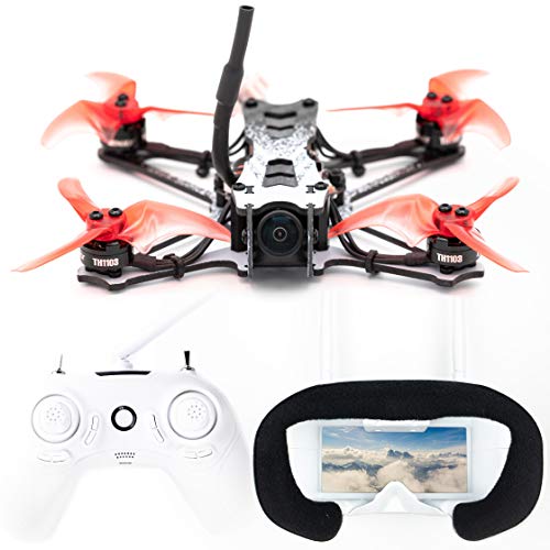 EMAX Tinyhawk 2 Freestyle 2.5 inch FPV Drone for Beginners Ready to Fly RTF Kit 200mw 2s Carbon Fiber Frame 7000KV by EMAX