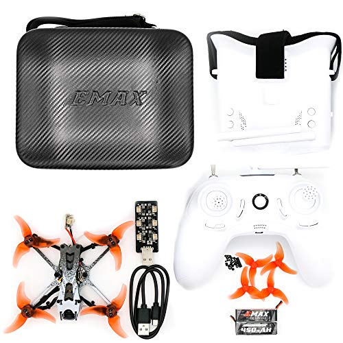 EMAX Tinyhawk 2 Freestyle 2.5 inch FPV Drone for Beginners Ready to Fly RTF Kit 200mw 2s Carbon Fiber Frame 7000KV by EMAX