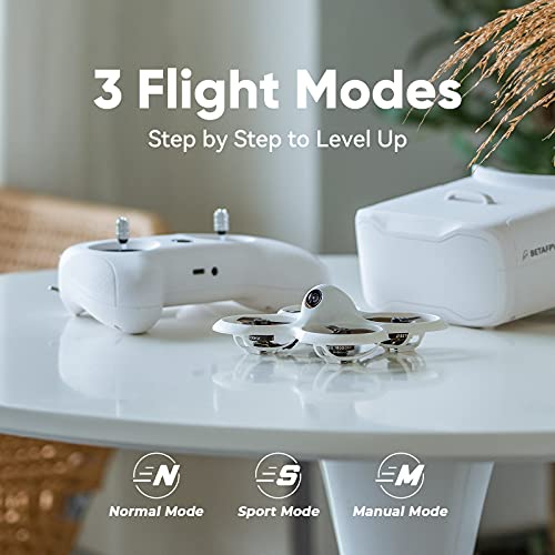 BETAFPV Cetus Pro FPV Drone Kit for FPV Beginners Player-to-Pilot with Radio Transmitter FPV Goggles 3 Flight Modes Altitude Hold Emergency Landing Self Protection Learning Freestyle Turtle Mode from BETAFPV