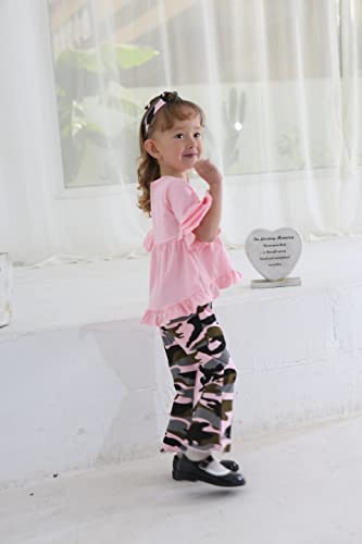12 18 Months Girl Clothes Camo Summer Toddler Girl Clothes Outfits Cute Bell Bottoms Pants Baby Girls Clothes 12-18 Months by 