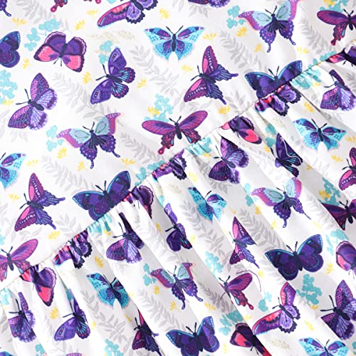 zarmfly Girls 2 Piece Short Set Baby Girl Summer Clothes Butterfly Tank Tops and Shorts Set Infant to Toddler 2t from 