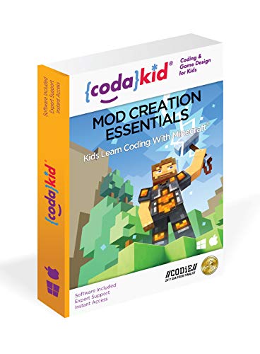 Coding for Kids with Minecraft - Ages 8+ Learn Real Computer Programming and Code Amazing Minecraft Mods with Java - Award-Winning Online Courses (PC & Mac) by CodaKid