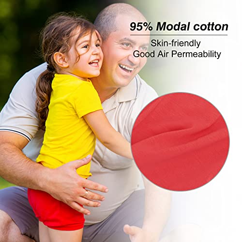 HOLLHOFF 12 Pack Girls Dance Shorts 6-7 Years, 12 Color Bike Short Breathable and Safety for Playgrounds and Gymnastics by 