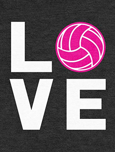 Love Volleyball Gift for Volleyball Lovers Players Girls Women Hoodie Small Gray from 
