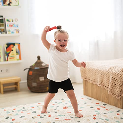 HOLLHOFF 12 Pack Girls Dance Shorts 6-7 Years, 12 Color Bike Short Breathable and Safety for Playgrounds and Gymnastics by 