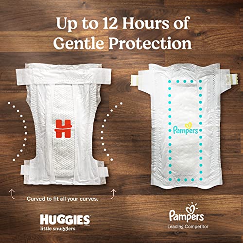 Baby Diapers Size 6, 96 Ct, Huggies Little Snugglers by Kimberly-Clark Corp.