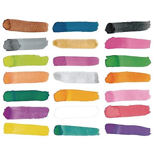 Colorations Liquid Watercolor Paints 8 oz. Bottles Classroom Supplies for Arts and Crafts Multicolor Variety Pack (Pack of 21) by Discount School Supply - Excelligence