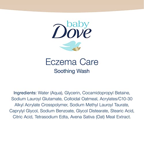 Dove Soothing Baby Body Wash To Soothe Delicate Baby Skin Derma Care No Artificial Perfume or Color, Paraben Free, Phthalate Free 13 oz 2 Count by Unilever