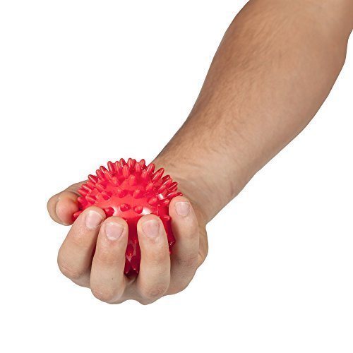 Massage Ball - Spiky for Deep Tissue Back Massage, Foot Massager, Plantar Fasciitis & All Over Body Deep Tissue Muscle Therapy - Your Compact Muscle Roller by Master of Muscle
