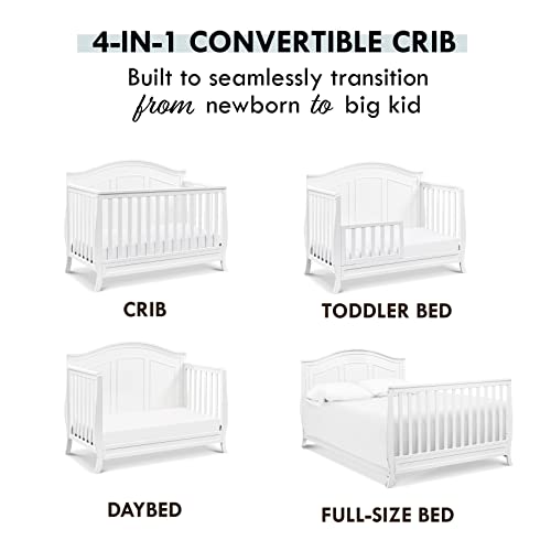 DaVinci Emmett 4-in-1 Convertible Crib in White, Greenguard Gold Certified from AmazonUs/DDLQ9
