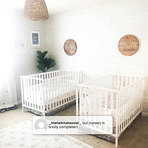 Delta Children Heartland 4-in-1 Convertible Crib, Grey by Delta Baby Dropship