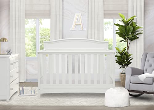 Delta Children Emery 4-in-1 Convertible Baby Crib, White by Delta Children