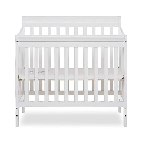 Dream On Me Aden 4-in-1 Convertible Mini Crib in White, Greenguard Gold Certified from Dream on Me