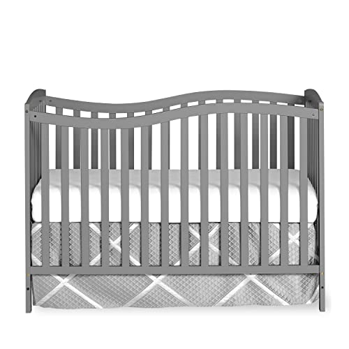 Dream On Me Chelsea 5-in-1 Convertible Crib, Storm Grey by Dream on Me