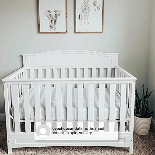 Delta Children Emery 4-in-1 Convertible Baby Crib, White by Delta Children