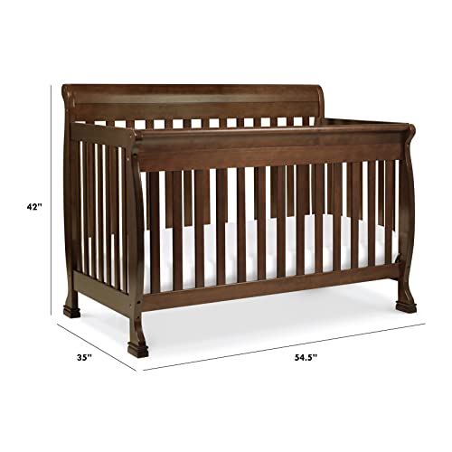 DaVinci Kalani 4-in-1 Convertible Crib in Espresso, Greenguard Gold Certified from DAVC9