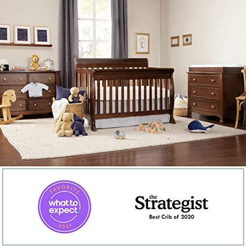 DaVinci Kalani 4-in-1 Convertible Crib in Espresso, Greenguard Gold Certified from DAVC9
