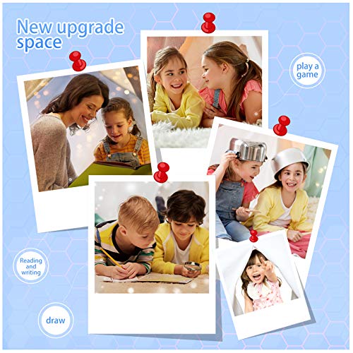 Teepee Play Tent for Kids with Gifts Coloured Flag, Feathers and Carry Case, Indoor Outdoor Playhouse for Baby Toddler, Teepee Toys for Boys and Girls by Inewvision