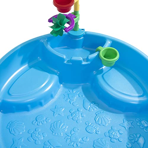 Step2 Play & Shade Pool for Toddlers | Plastic Kids Outdoor Pool, Multicolor from Step2