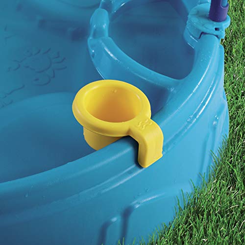 Step2 Play & Shade Pool for Toddlers | Plastic Kids Outdoor Pool, Multicolor from Step2