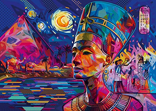 Ravensburger Nefertiti on The Nile 1000 Piece Jigsaw Puzzle for Adults â Every Piece is Unique, Softclick Technology Means Pieces Fit Together Perfectly from Ravensburger