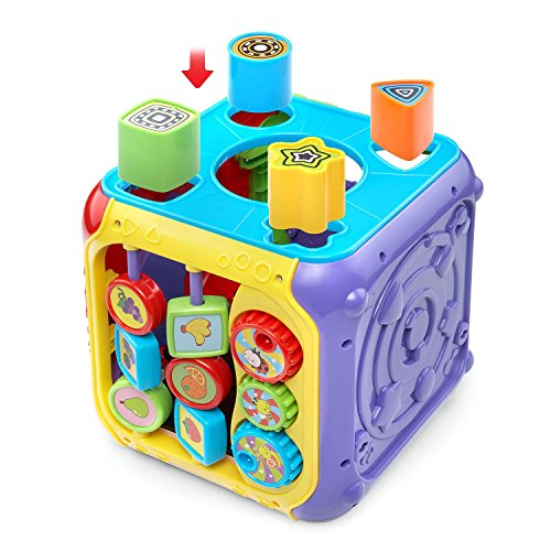 VTech Sort and Discover Activity Cube, Red by VTech