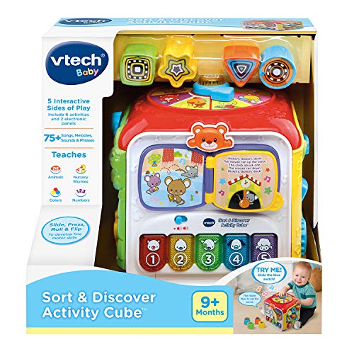 VTech Sort and Discover Activity Cube, Red by VTech