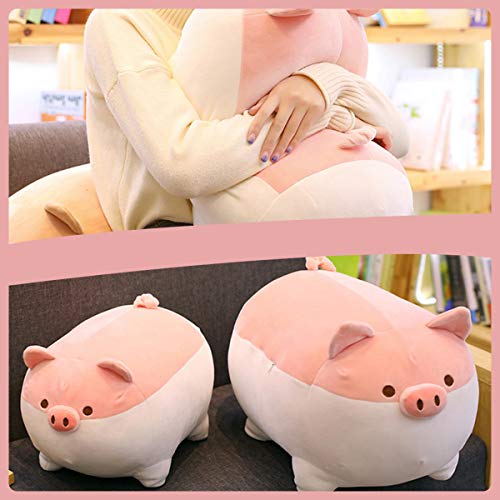 ARELUX Soft Fat Pig Plush Pillow,Soft Chubby Buddy Piggy Throw Hugging Pillow,Stuffed Animal Doll Toy Gifts for Bedding, Kids Birthday, Valentine, Christmas from ARELUX