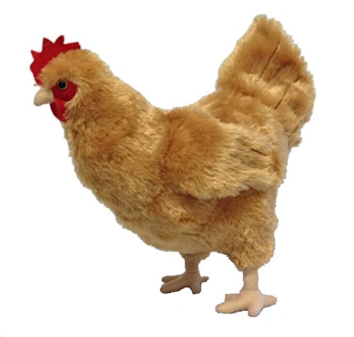 Adore 12" Standing Buffy The Hen Chicken Plush Stuffed Animal Toy by adore