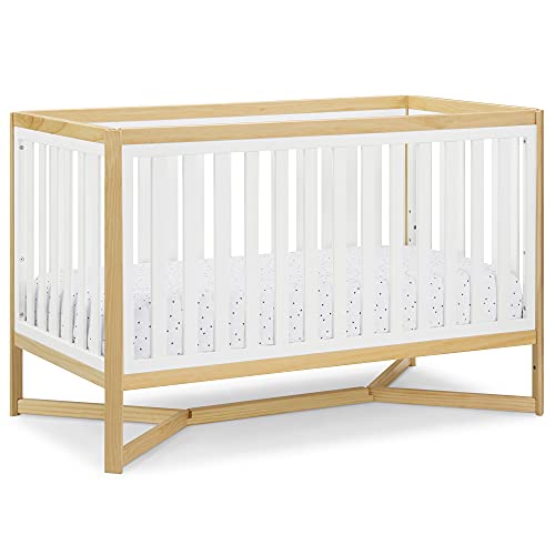 Delta Children Tribeca 4-in-1 Baby Convertible Crib, Bianca White/Natural by AmazonUs/DEN7B