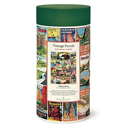 Cavallini Papers & Co. National Parks 1,000 Piece Puzzle, Multi from Cavallini Papers & Co.