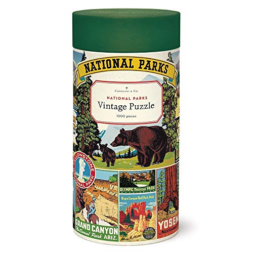 Cavallini Papers & Co. National Parks 1,000 Piece Puzzle, Multi from Cavallini Papers & Co.