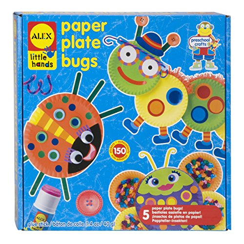 Alex Little Hands Paper Plate Bugs Kids Toddler Art and Craft Activity from Alex