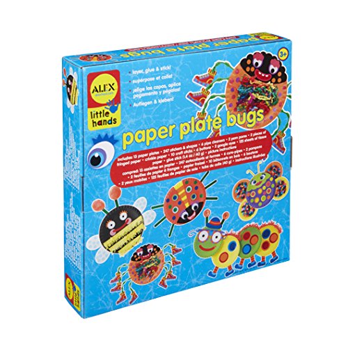 Alex Little Hands Paper Plate Bugs Kids Toddler Art and Craft Activity from Alex