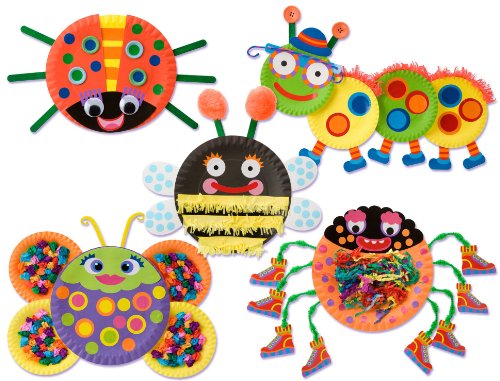 Alex Little Hands Paper Plate Bugs Kids Toddler Art and Craft Activity from Alex