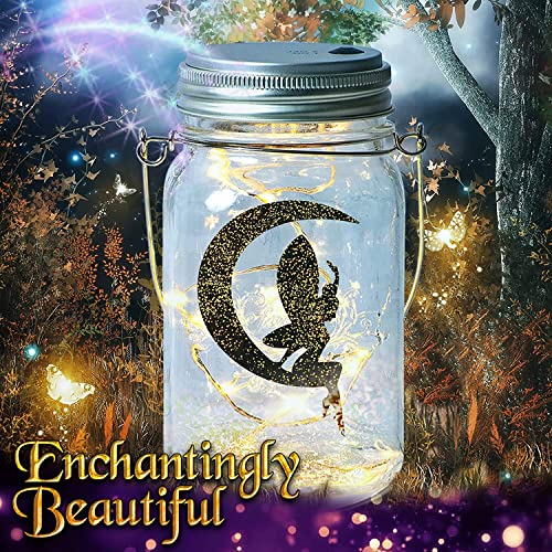 Funzbo Arts and Crafts for Girls - Christmas Craft Kits Gifts for Kids Toys DIY Art Fairy Unicorn Lantern Jar Supplies Kit Party Birthday Gift Ideas for Girl Age 6 7 8 9 10 11 12 Year Old Night Light from FunzBo