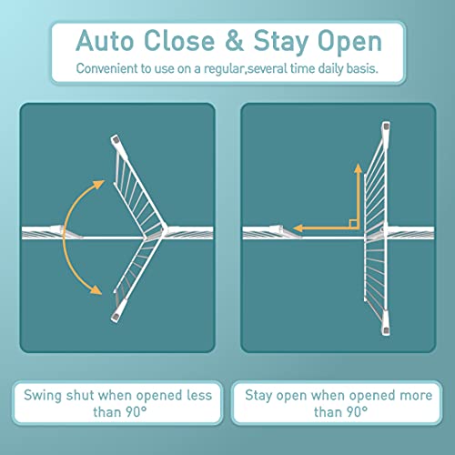 Extra Tall Baby Gate Stand 38" Tall - Long Walk Through Pet Gate for Kids or Large Pets - Metal Pressure Mounted Safety Gate 59.84"-62.60" Wide by Fairy Baby