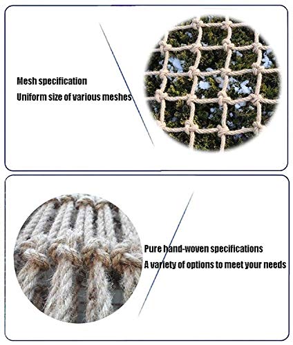 RZM Treehouse Safety Net Child Swing Fence Netting Truck Trailer Heavy Duty Cargo Net Balcony Stair Playground Protection Net Climbing Net for Clothing and Plant (Size : 310m(1033ft)) by RZM