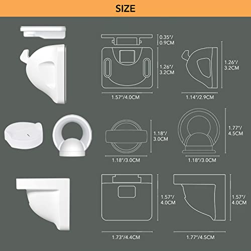 LICYFERN Magnetic Cabinet Locks (8 Locks & 2 Keys) - Invisible Drawer Locks for Kids, Baby Proofing Adhesive Child Safety Lock & Keys â Easy to Install, Home & Kitchen Cabinet Magnet Drawer Lock from LICYFERN