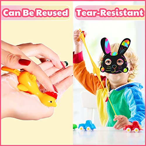 Byhoo Rubber Chicken Slingshot Chicken Easter Toys Flickin Chicken Flying Chicken Flingers Stretchy Toys Novelty Easter Gifts for Kids Teens Easter Party Supplies Stress Relief Toy Decompression Toy by Guangzhou Baihua Network Technology Co.,Ltd.