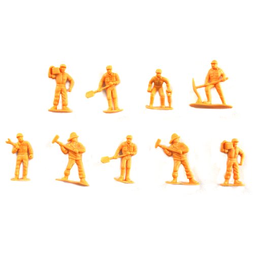 METRO Complete Construction Crew 43 Piece Mini Toy Diecast Vehicle Play Set, Comes with Street Play Mat, Variety of Vehicles and Figures by Metro