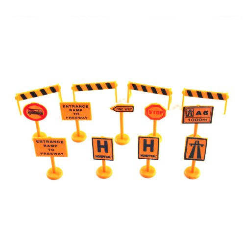 METRO Complete Construction Crew 43 Piece Mini Toy Diecast Vehicle Play Set, Comes with Street Play Mat, Variety of Vehicles and Figures by Metro