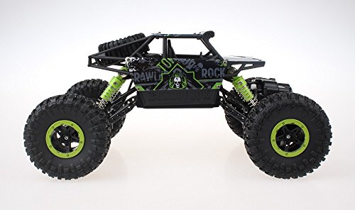 Click Nâ Play Remote Control Car 4WD Off Road Rock Crawler Vehicle 2.4 GHz, Green by Click N' Play