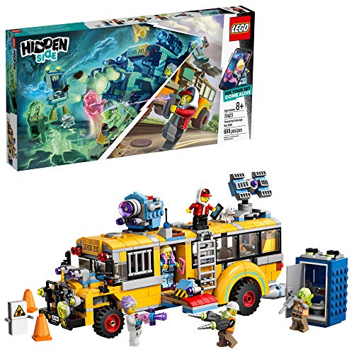 LEGO Hidden Side Paranormal Intercept Bus 3000 70423 Augmented Reality (AR) Building Kit with Toy Bus, Toy App Allows for Endless Creative Play with Ghost Toys and Vehicle (689 Pieces) by LEGO