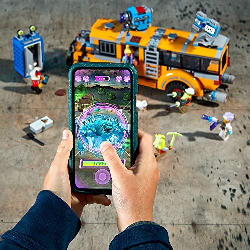 LEGO Hidden Side Paranormal Intercept Bus 3000 70423 Augmented Reality (AR) Building Kit with Toy Bus, Toy App Allows for Endless Creative Play with Ghost Toys and Vehicle (689 Pieces) by LEGO