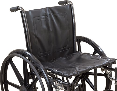 ProBasics Comfort Standard Wheelchair - Height Adjustable Seat - Flip Back Desk Arms - 300 Pound Weight Wapacity - Black - Elevating Leg Rest - 20" x 16" Seat by Roscoe Medical, Inc.